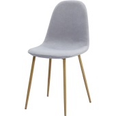 Barley Dining Chair Grey Fabric/Oak Effect